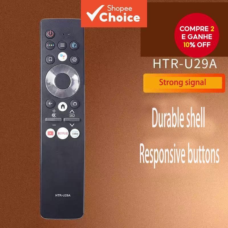 Controle Remoto De TV Inteligente Para Haier HTR-U29A Android Controlador Sem Fio Interruptor De Substituição Voz