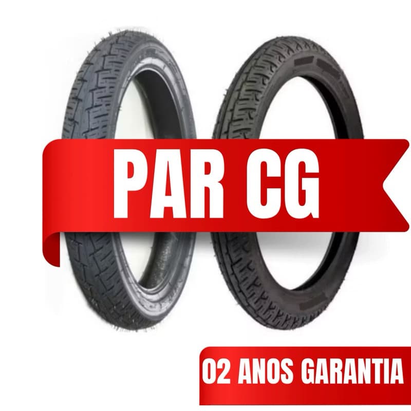 Pneus Milênio tyres 100% Borracha  Dianteiro e Traseiro par ou 275-18 • 90/90-18 Cg 125 Titan 150 Ybr Fazer Factor Today