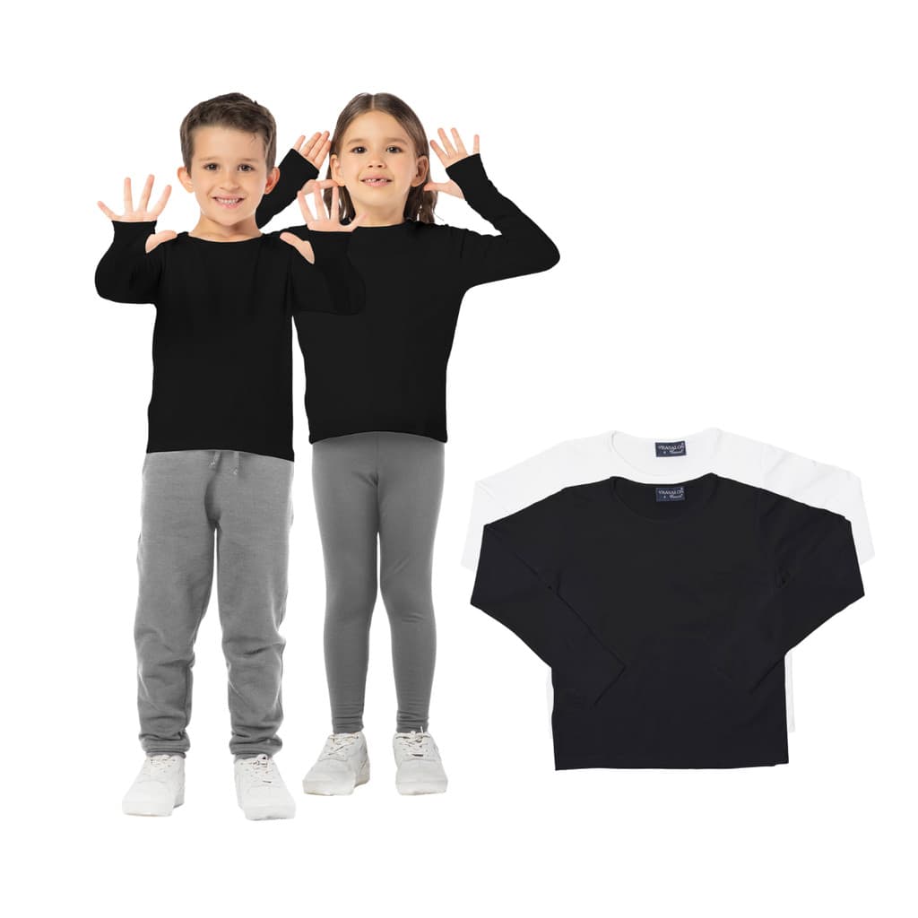 Blusa Térmica Infantil Manga Longa Segunda Pele Unissex