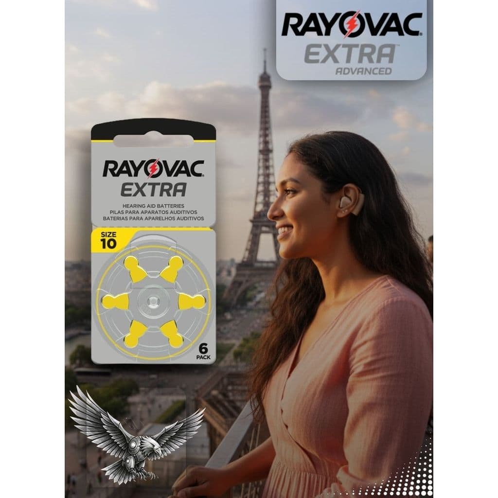 Auditivas Rayovac Tamanho 10 / Pr70 / A10 (01 Cartela)