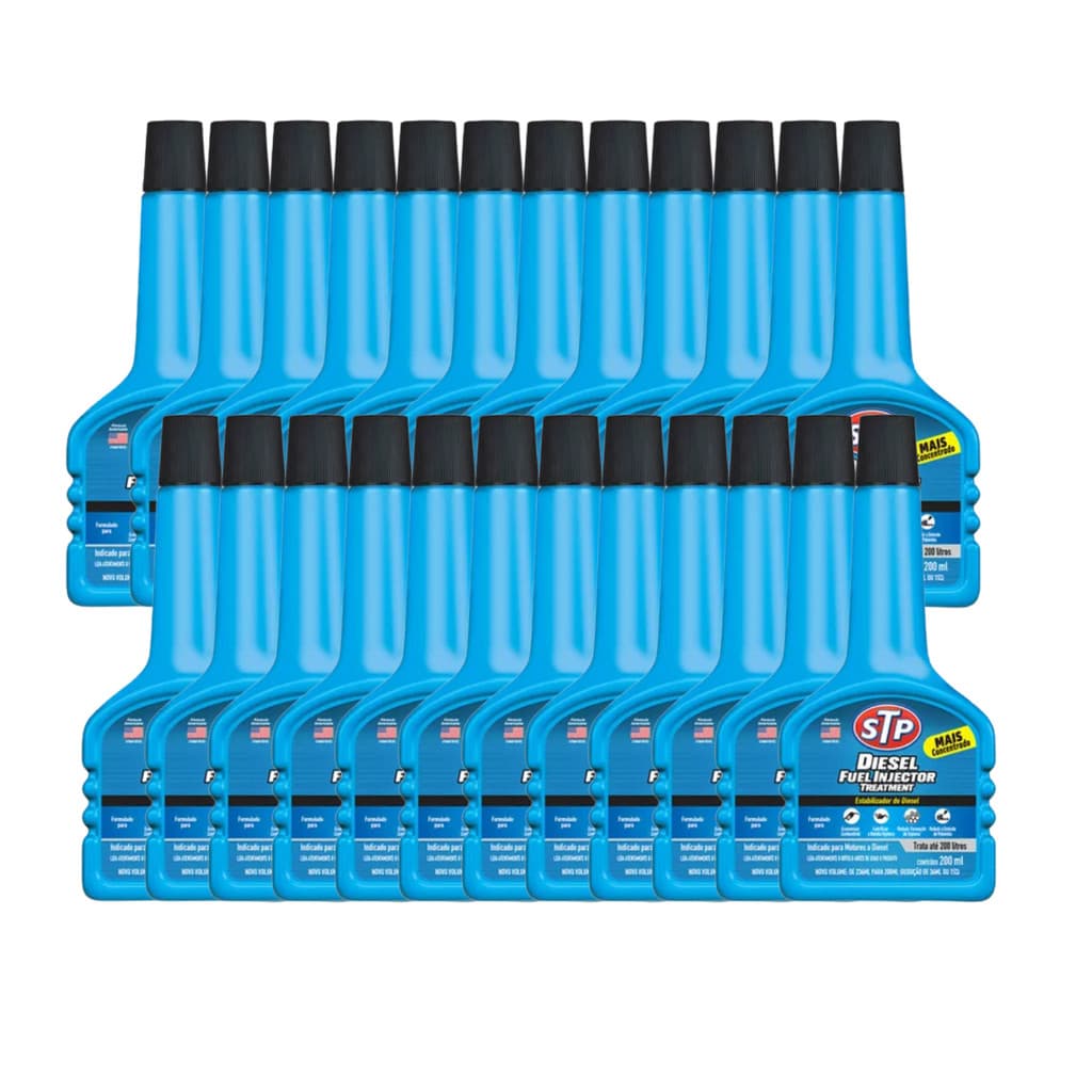 Kit 24 Aditivos STP Diesel Fuel Treatment Limpa Injetores Motor Diesel
