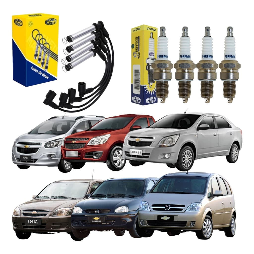 Kit Cabo E Vela Corsa/celta 2002 A 2005 Gasolina 1.0 8v Vhc