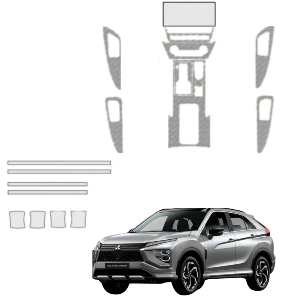 Pelicula proteçãp PPF antirisco interna+quina+concha eclipse cross midia12pol 2026......