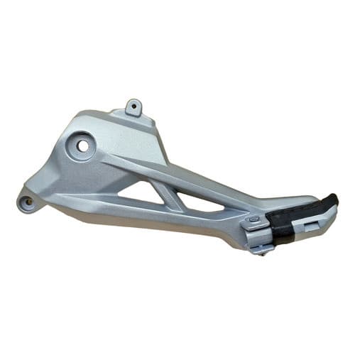 BACALHAU SUPORTE PEDALEIRA MEGA MOTO TITAN 160 PRATA C/ PED PRATA (LADO ESQUERDO)