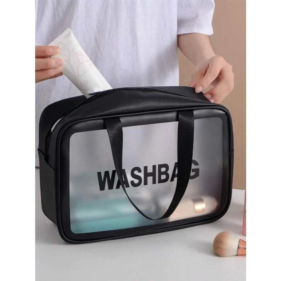 Necessaire Feminina Viagem Perfume Produto Higiene Creme Toalha Maquiagem Bolsa Estojo Mala Leva