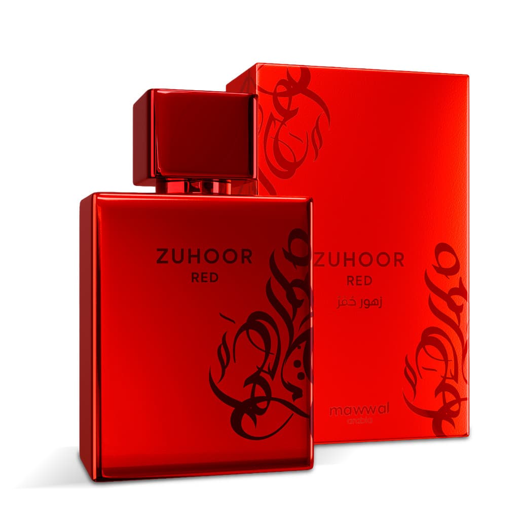 Perfume Árabe Mawwal Zuhoor Red Feminino 100ml Eau de Parfum
