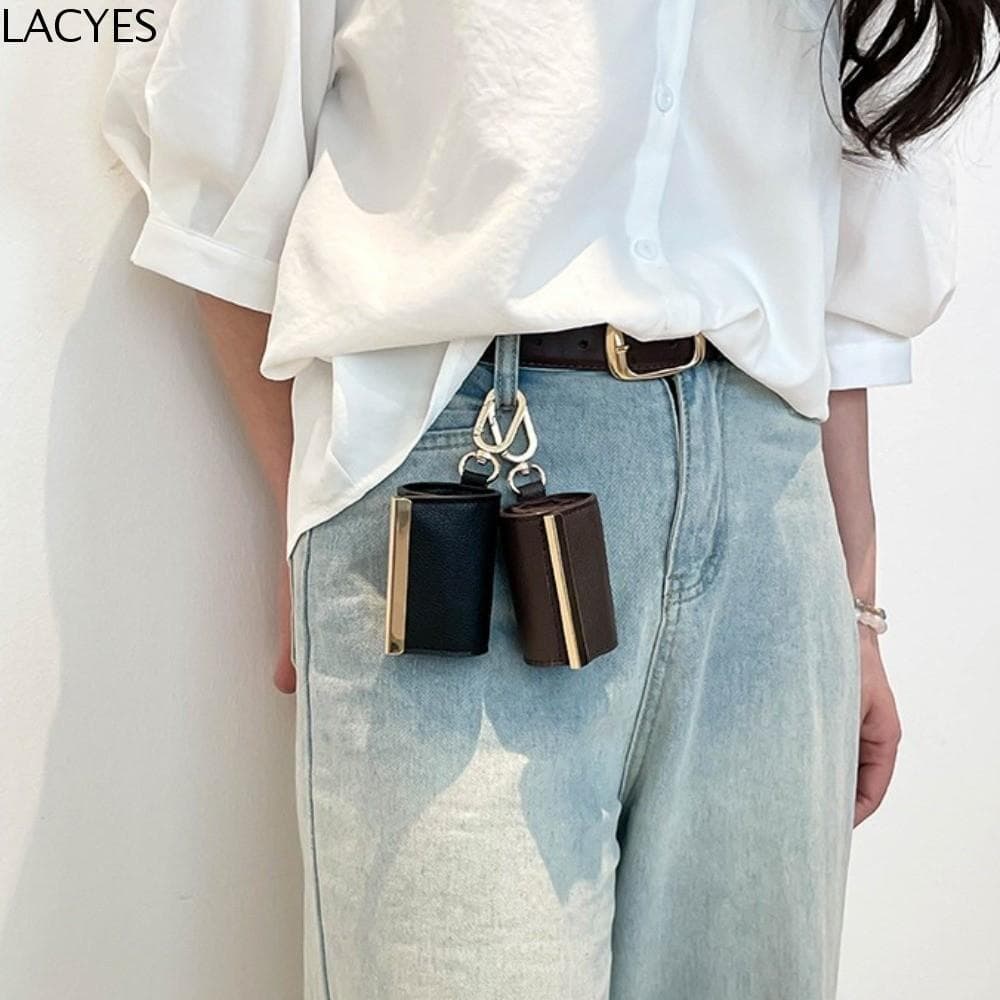 LACYES Mini Sacola Com Chaveiro , De Compras Dobrável Ecológica De Grande Capacidade , Reutilizável