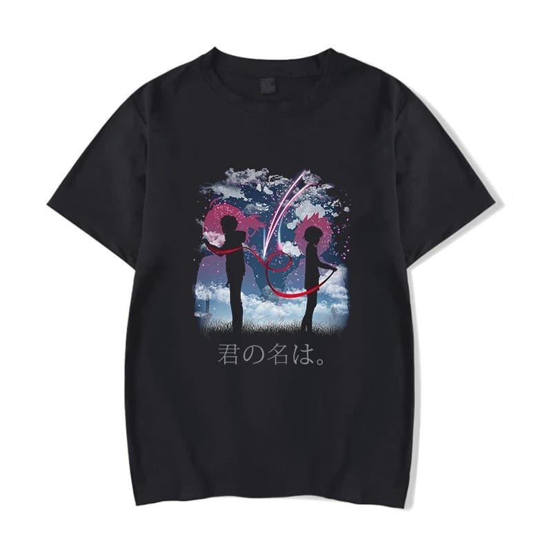 Camiseta Unissex Algodão Filme Anime Kimi no na wa TOP ENVIO IMEDIATO
