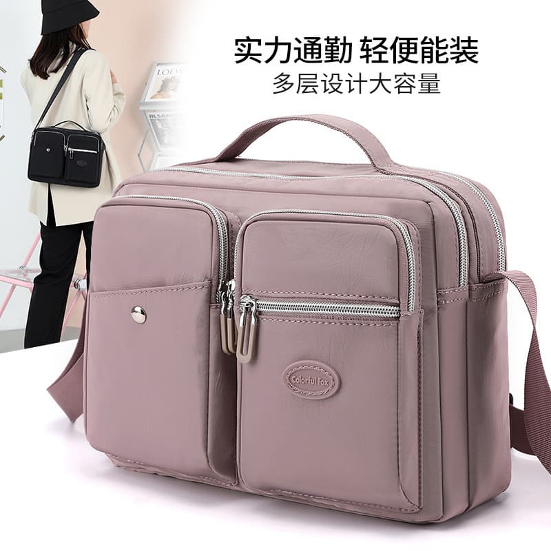 Oxford pano mensageiro bolsa de ombro senhoras moda Casual náilon mensageiro mochila viagem lona grande saco mãe