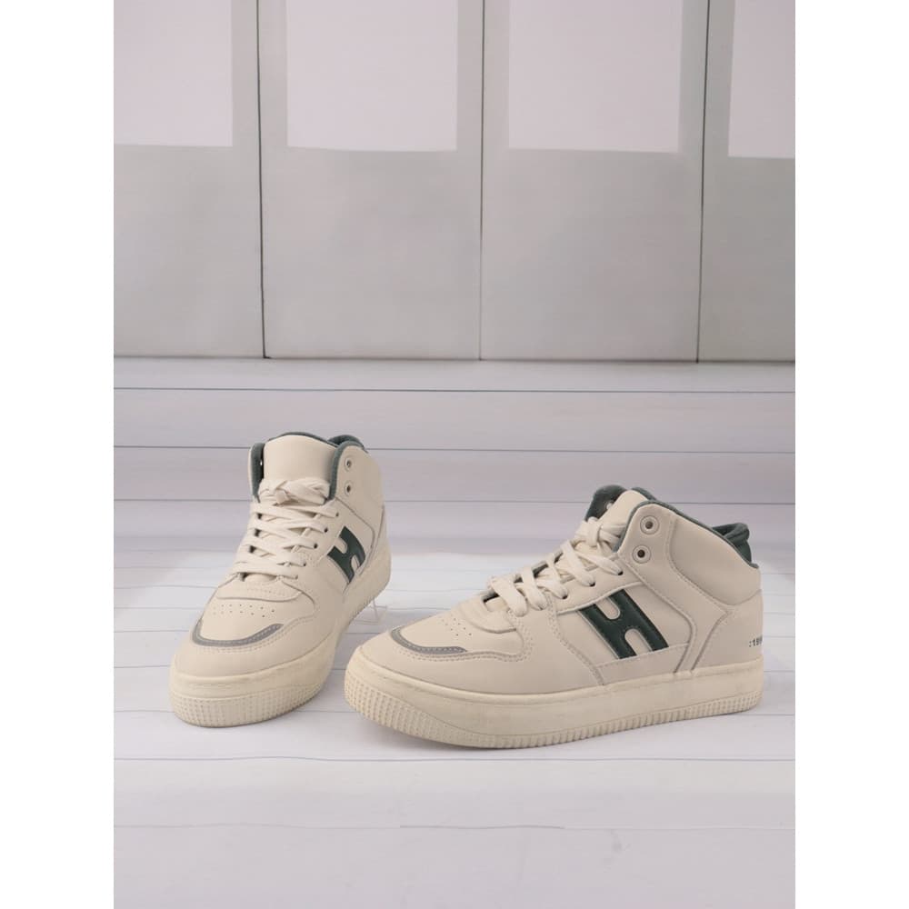 35-36 tamanho inverno estilo Preppy All-Match rendas sapatos femininos forro de lã quente exterior Wear tênis casuais N1