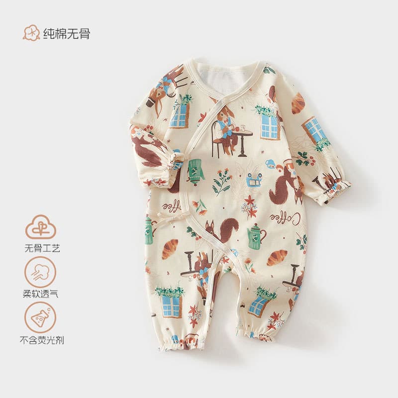 Roupas infantis do bebê crianças roupas do bebê recém-nascido monge macacão roupas do bebê classe A macacão de algodão p