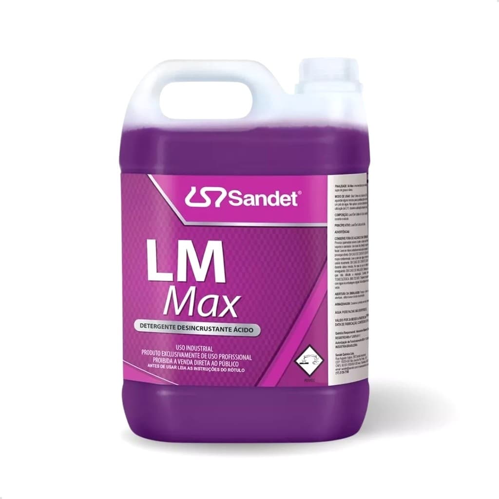 LM Max Desincrustante Ácido 5 Litros Sandet
