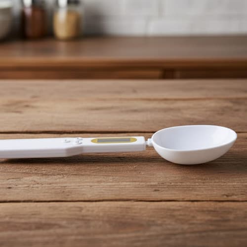 Medidora Digital Balança Colher Branco 500 G