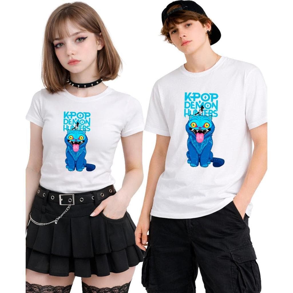 Camisetas algodão e camiseta babylook, Guerreiras do K-Pop, Huntrix