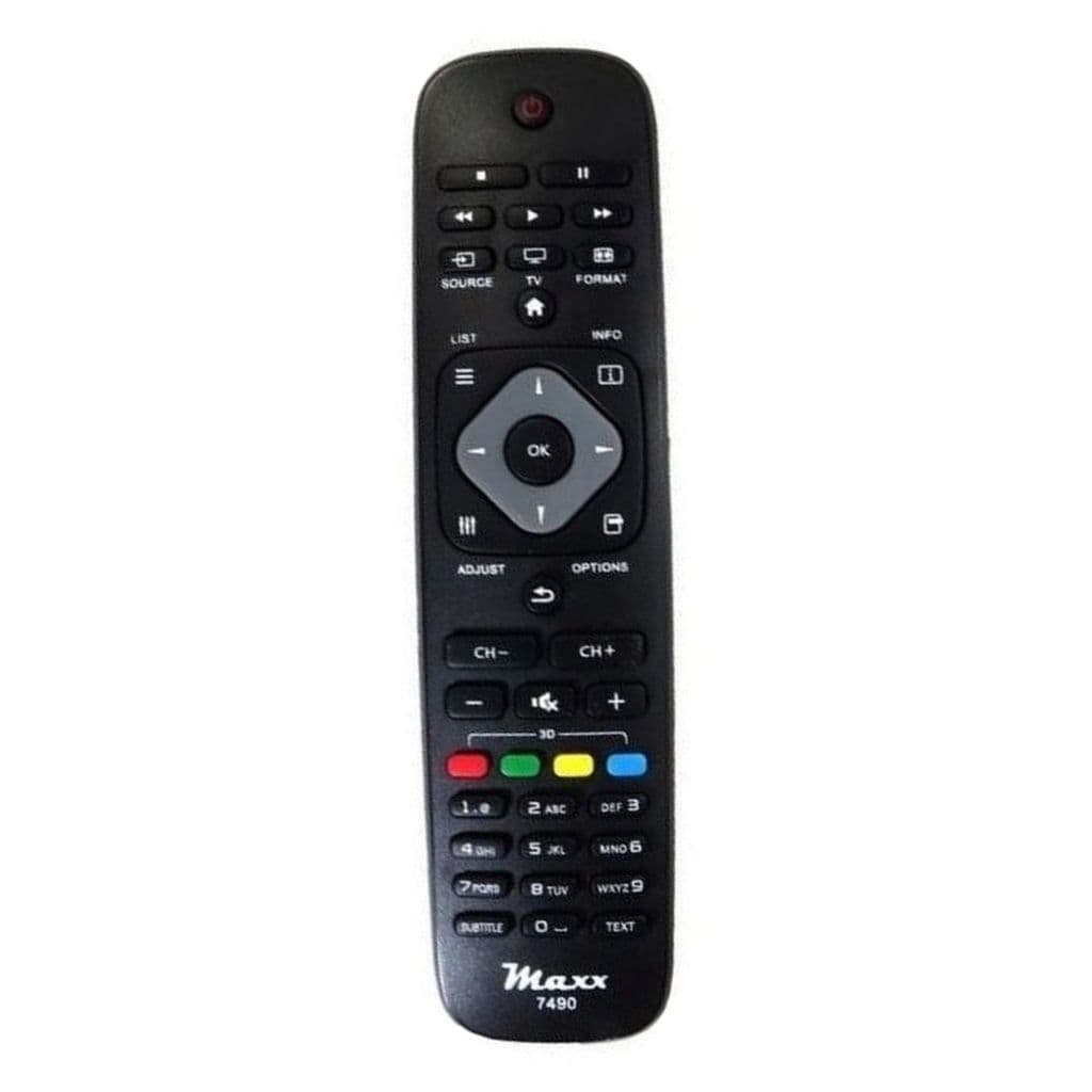 Controle Remoto Para Tv Philips Lcd Led Max-7490
