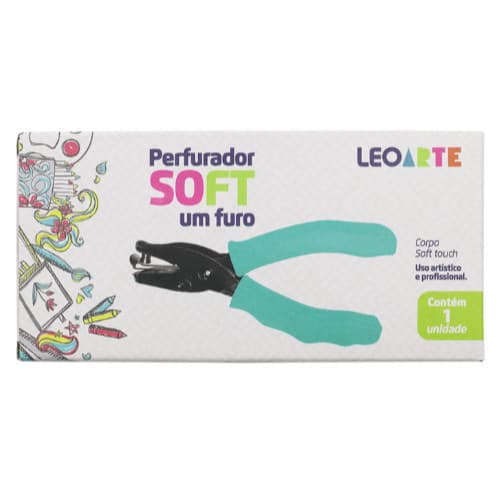Furador 1 Furo Soft Touch Und Leoarte