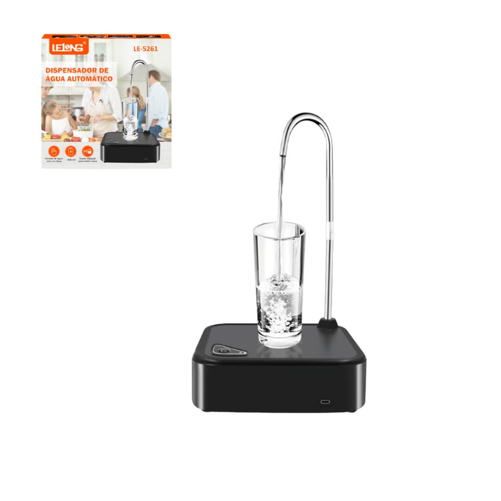 Dispensador Automático De Água Recarregável Para Galão Ou Uso Em Mesa
