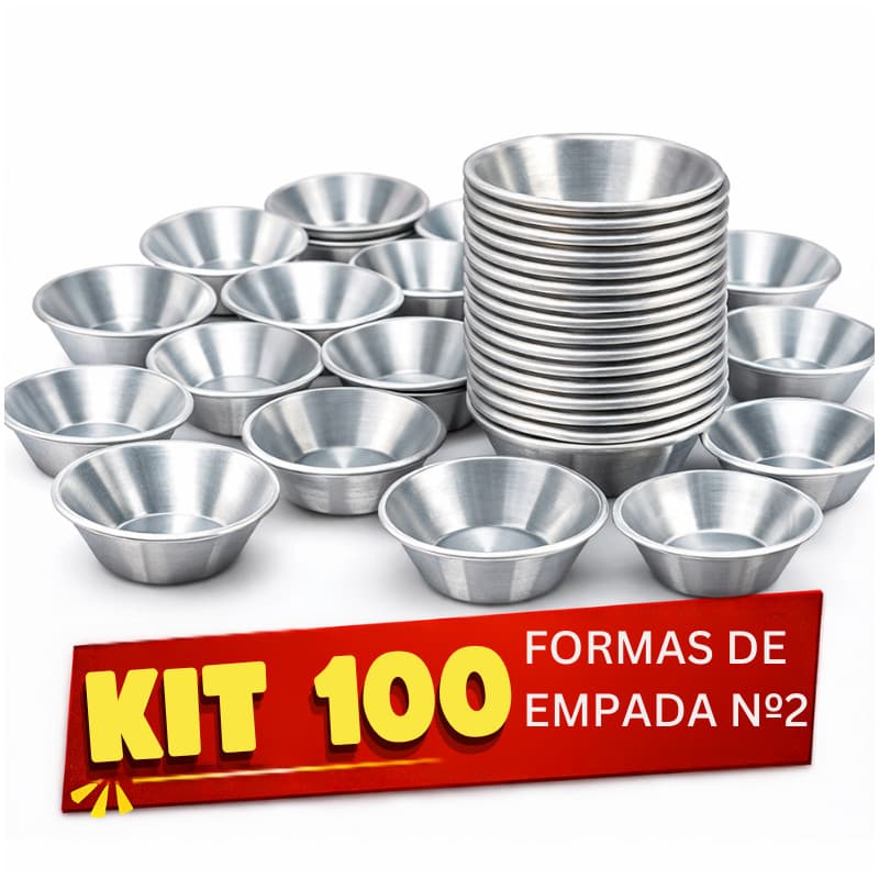 Forminha Empadinha Nº2 | Kit 100 Unidades