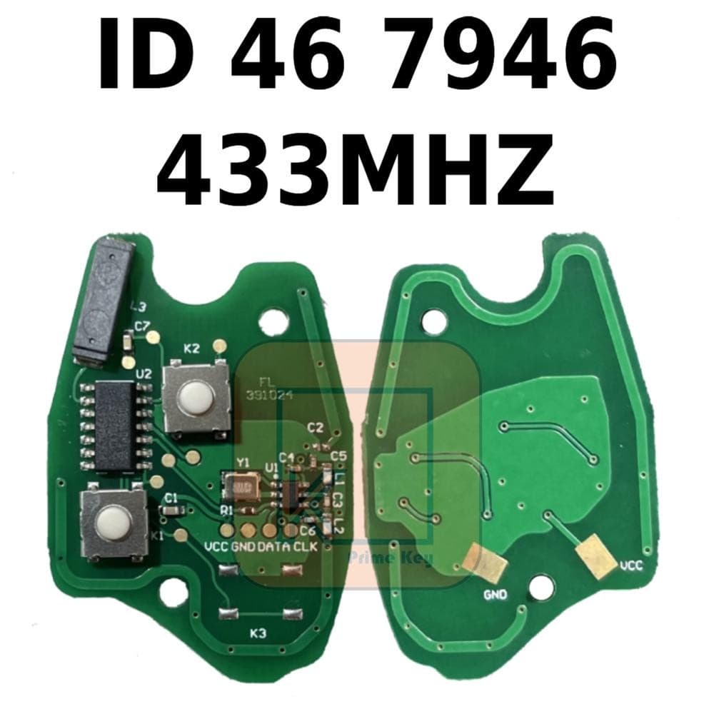Placa Telecomanda Com Chip Para Renault Sandero 2 BtS 2008-2014