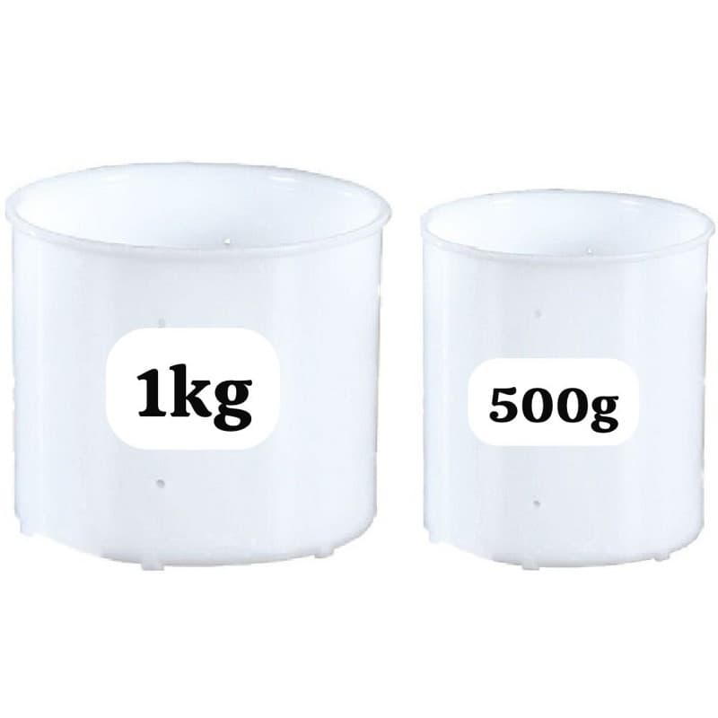 kit 2 Formas Queijo Frescal Ricota Polietileno 500 E 1000 Gramas.