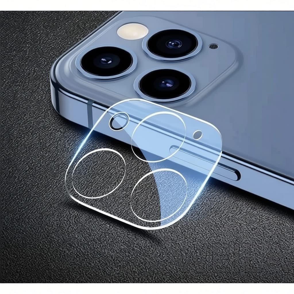 Lente Película De Câmera Transparente Vidro Temperado Para Iphone Vários Modelos