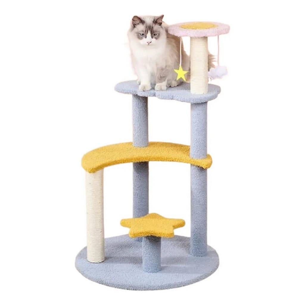 Árvore De Gatos Casinha Brinquedo Pet Arranhador Para Gatos