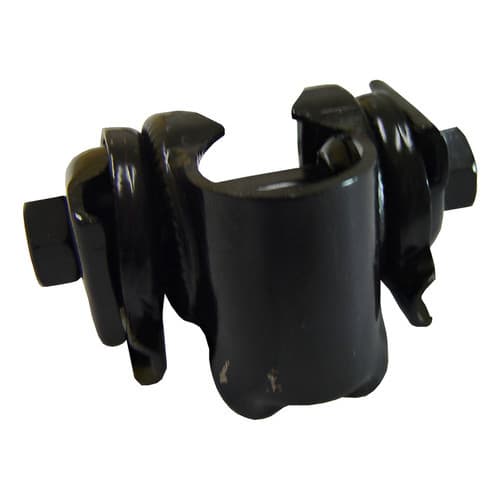 Carrinho Castanha de Selim Canote Aço Reforçado 22,2mm Preto Prata Ajustável