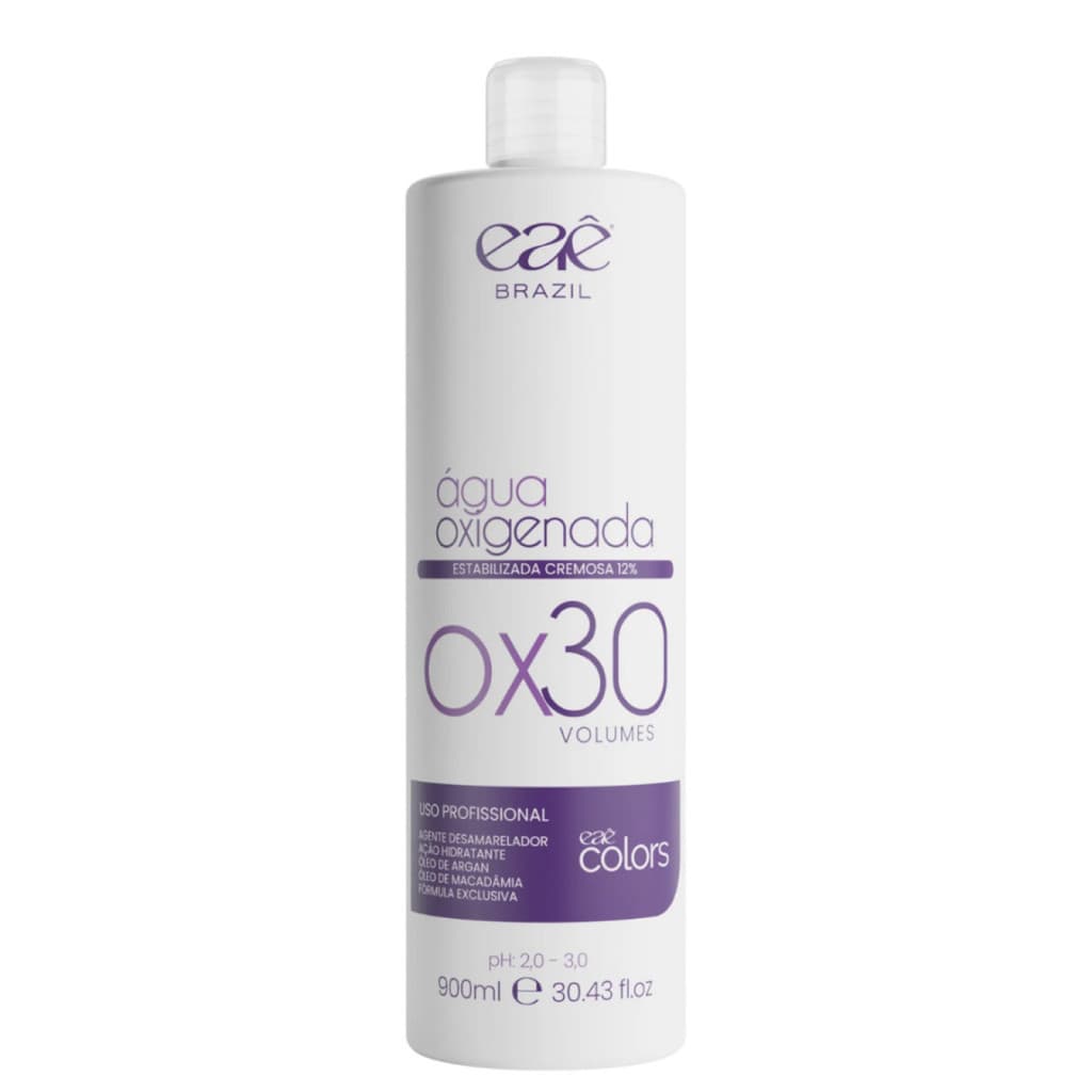Água Oxigenada Volume 30 Profissional Eaê Cosméticos 900ml