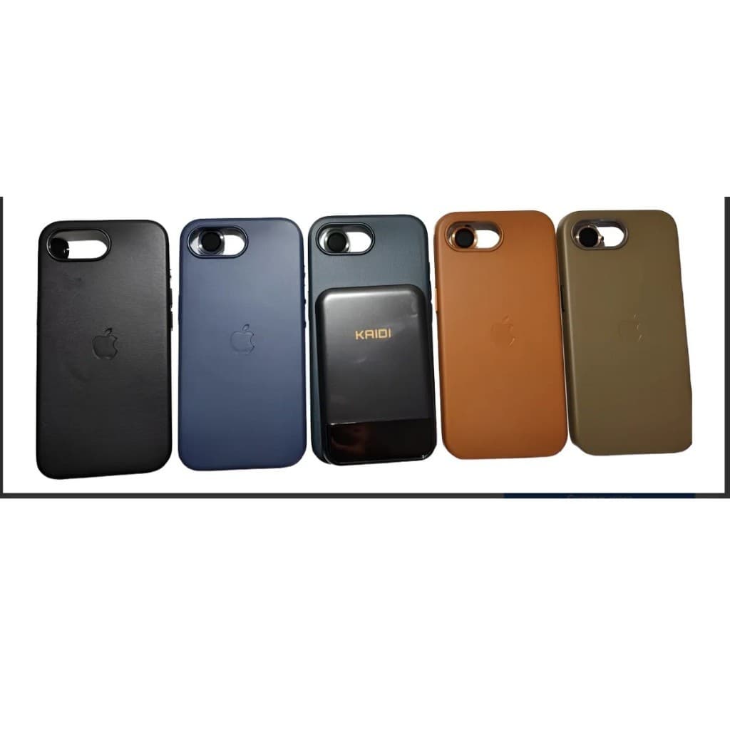 Capa case Capinha de Couro Magnética para iPhone 16e lancamento