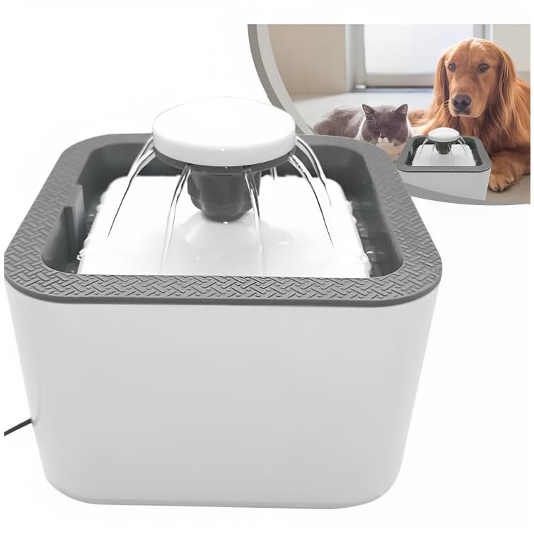 Bebedouro Fonte Agua Elétrica Filtro Gatos Cachorro Cães Pet Bomba dagua Gatos 2.5 litros