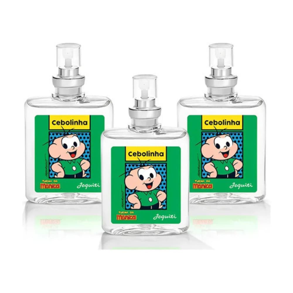 Mini Colônia Cebolinha Turma Da Mônica 25ml - Kit Com 3unid