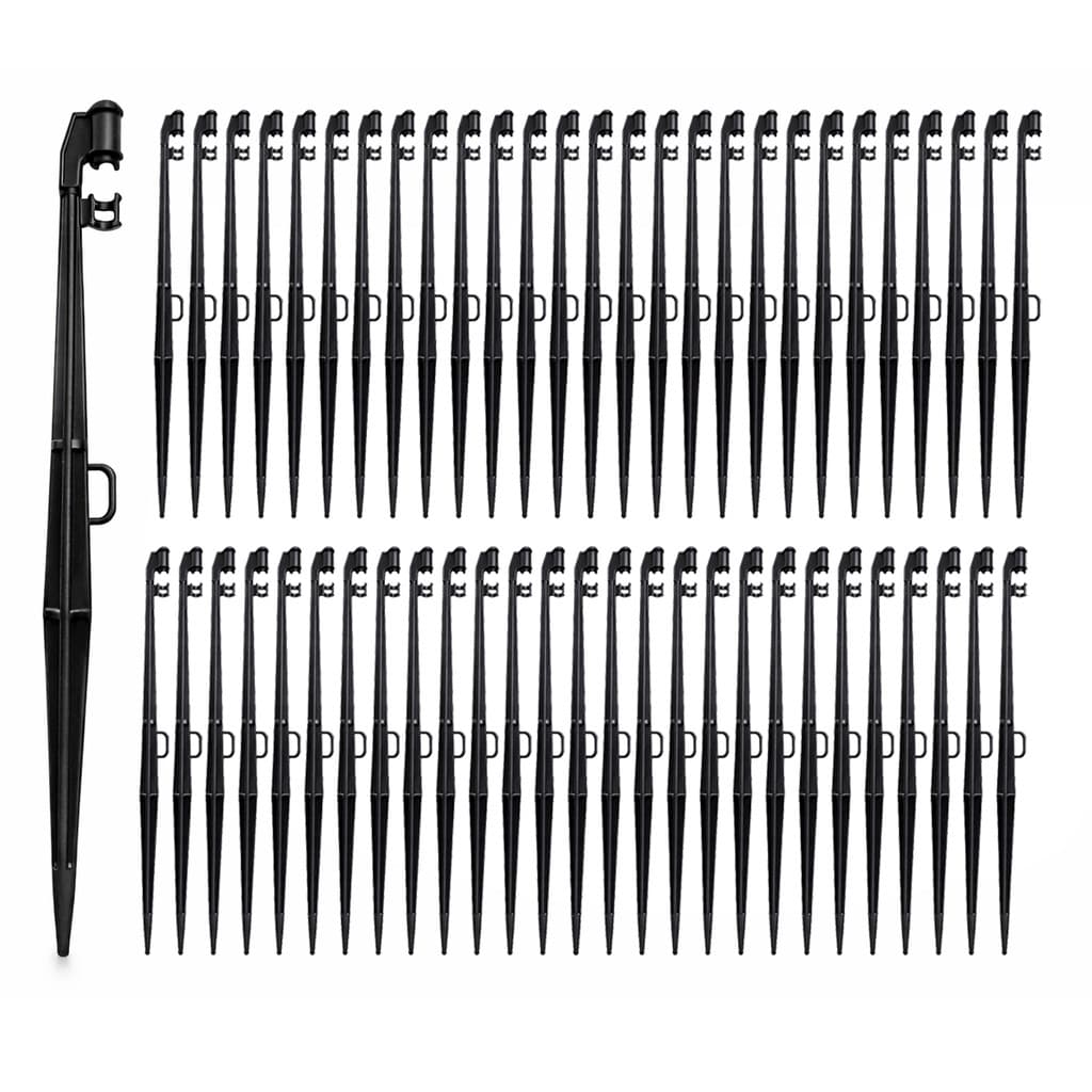 Kit 50und Estaca Haste 36cm p/ MicroAspersor MF PT Durável Prática Alta Resistência