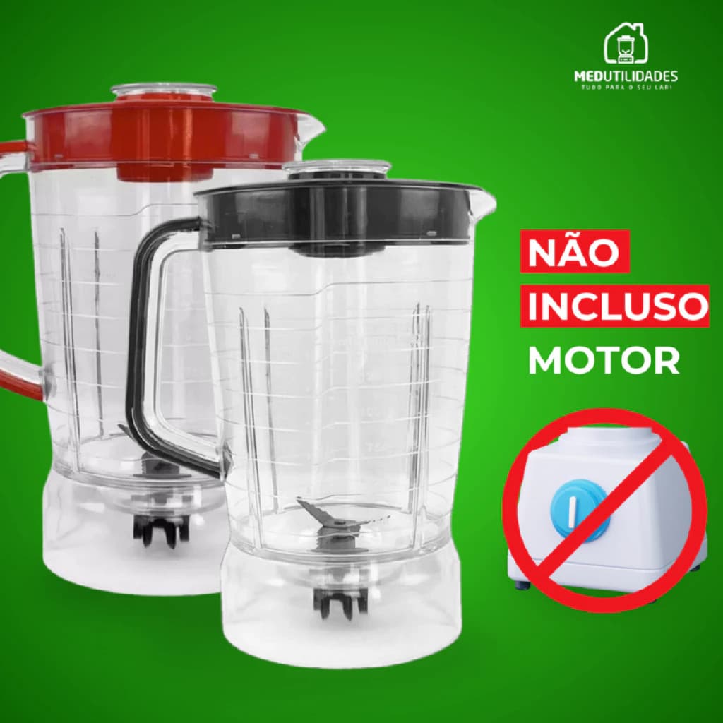 Copo de liquidificador serve para Mondial L850/L900w turbo Cristal