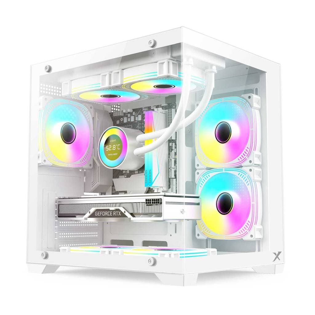 Gabinete Gamer Brx Xtreme Glacier White R41w