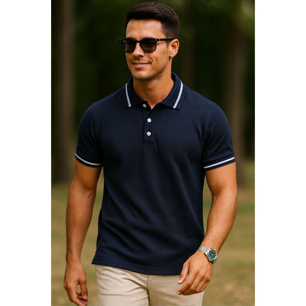 Camisa Polo Adulta Masculina - Diversas Cores