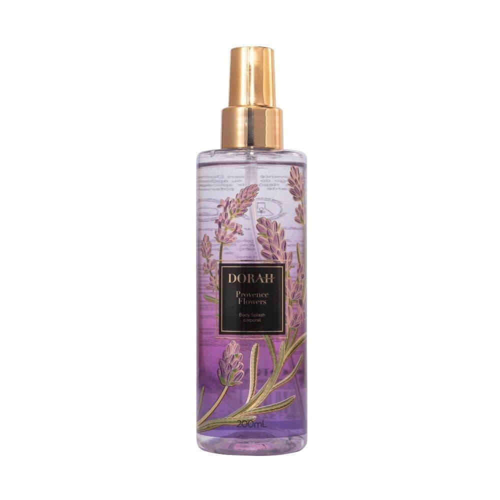 Body Splash - Provence Flowers - Lavanda  200ml - Dorah Beauty- Mergulhe em um mundo encantado de flores