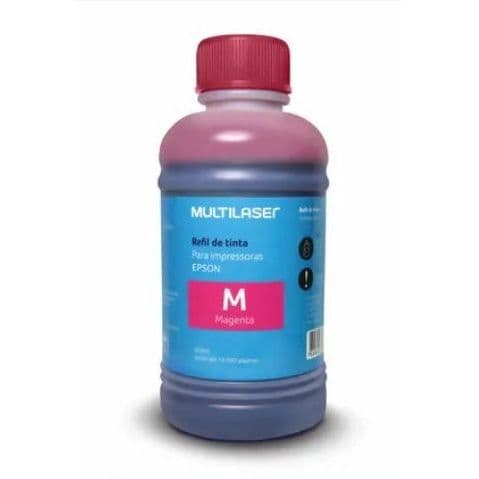 Refil de Tinta p/ Eco Tank Epson 250ML Magenta RF015 Multilaser