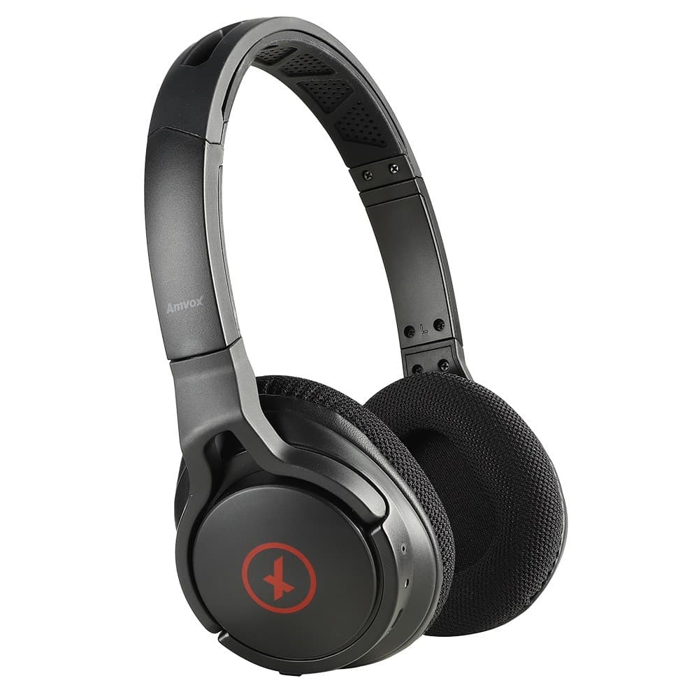 Fone de Ouvido Headphone Sport AHP 0608 Amvox Bluetooth Almofadas Laváveis Bateria Até 10 Horas