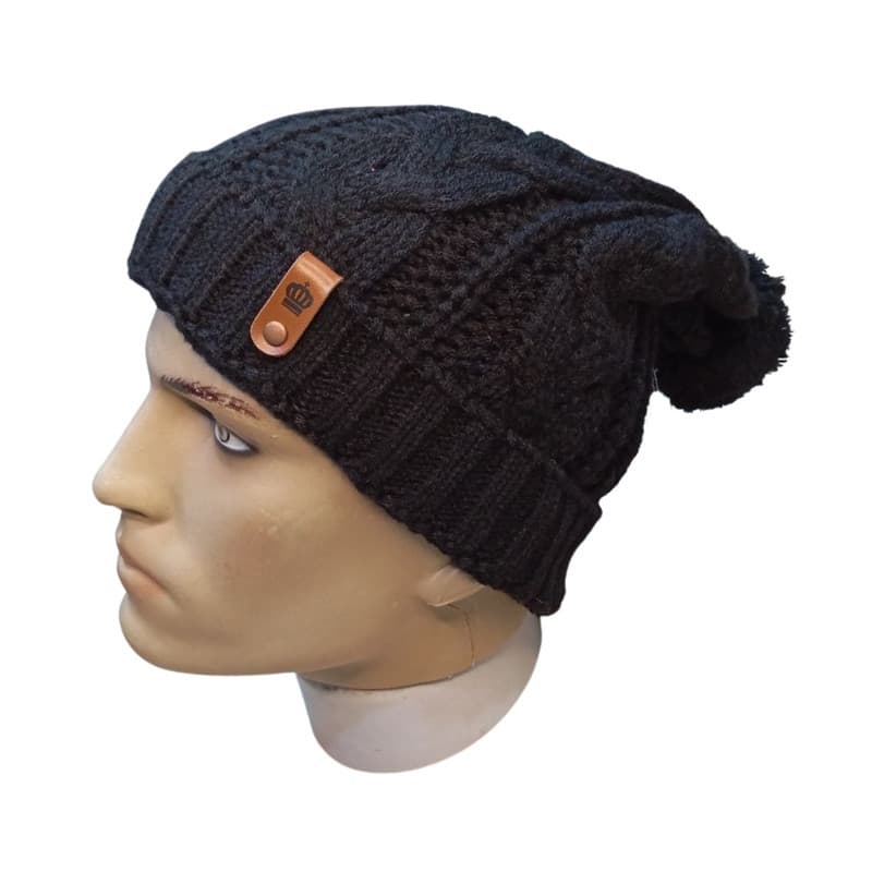 Touca Gorro de Lã - Touca unissex em fios sintéticos com conforto térmico e visual moderno