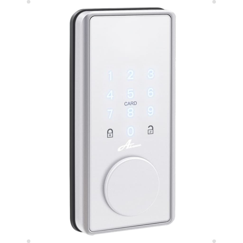 Fechadura Digital Advance 5200A Branca Abertura Por Senha Cartão e Chave