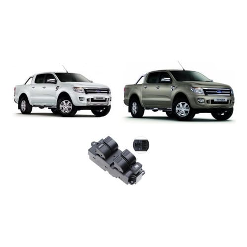 Comando Botão Vidro Elétrico Abs Ford Ranger 2012-2015