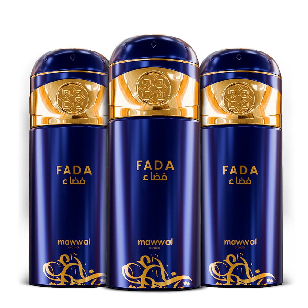 Kit 3 Perfumes Spray Mawwal Fada Masculino 250ml