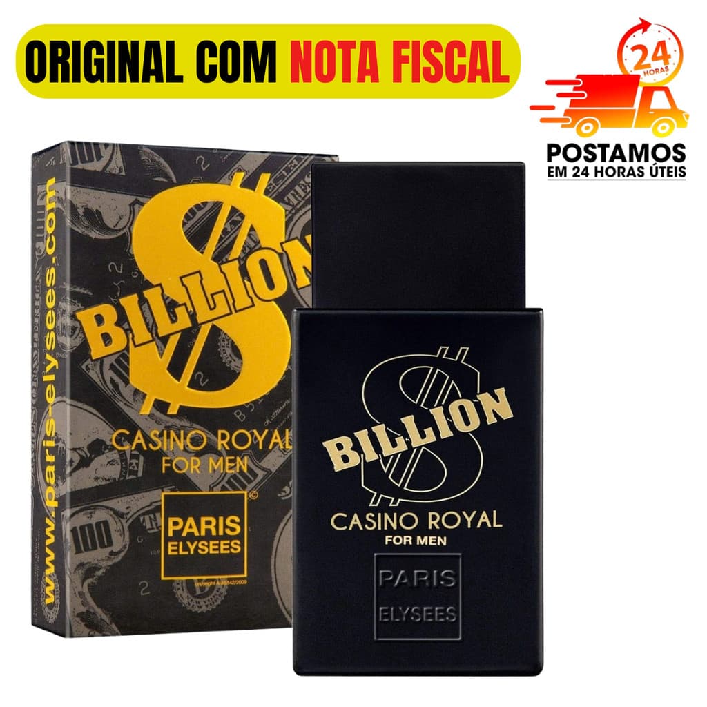 Perfume 100ml Paris Elysees Billion Casino Royal EDT 100ml