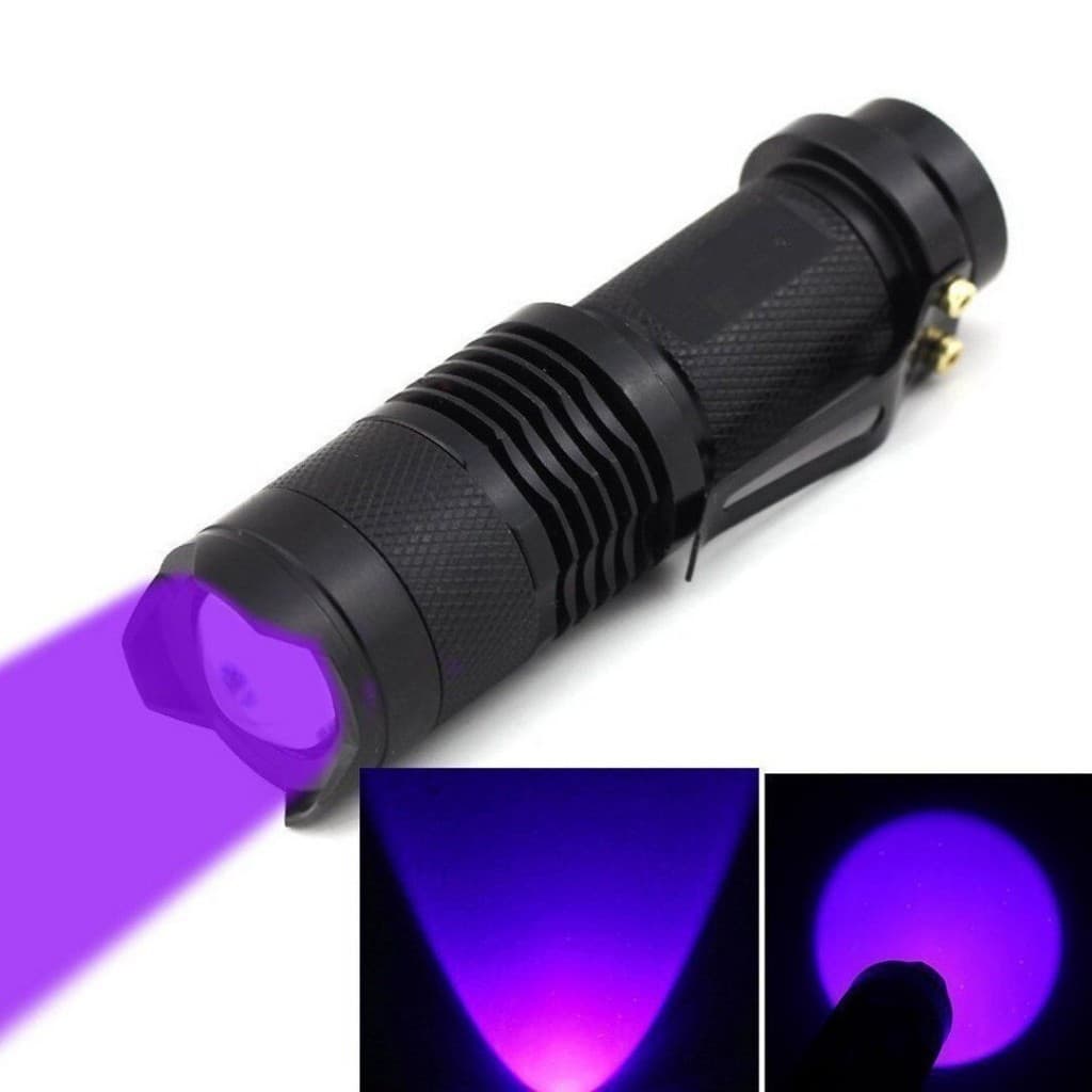 Lanterna De Led Potente Luz Negra Ultravioleta Uv Escorpião