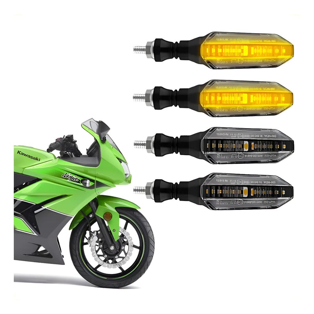 Kit 4 Seta Esportiva P26 Kawasaki Ninja 250r 2010 2011 2012  Par