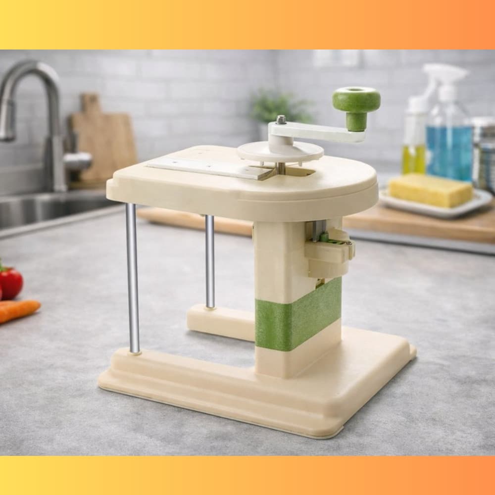 Cortador de Vegetais Manual Multifuncional - Bege