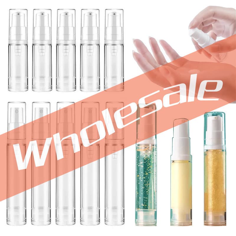 [Atacado] 5/10/15ml Portátil Viagem Sub-Engarrafamento Perfume Spray Garrafa Loção A Vácuo Creme Para Os Olhos Recarga B
