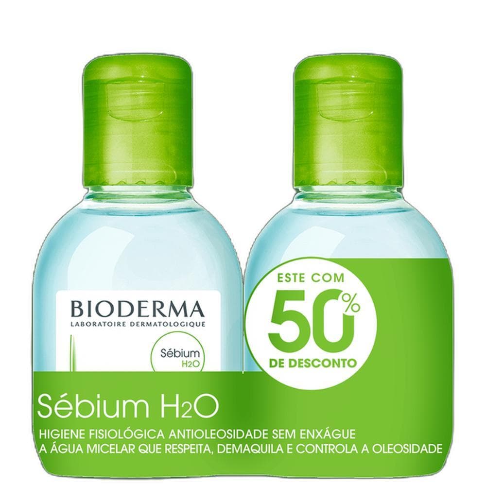 Kit Bioderma Sébium H2O Duo - Água Micelar 2x100ml