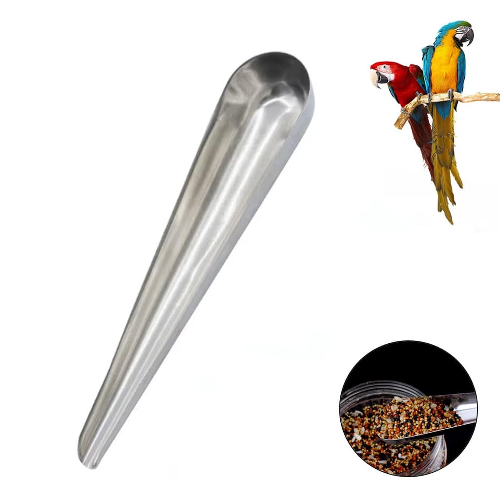 Scoop Para Alimentação de Aves Colher Para Sementes Ração de Pássaros Viveiros Gaiolas