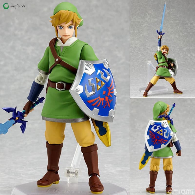 A lenda de Zelda pintada figura de ação PVC coleção modelo brinquedo decoração de mesa modelo móvel decoração de carro d
